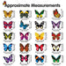 Outus Multicolor Butterfly Window Clings - 40 Pieces for Decoration 3