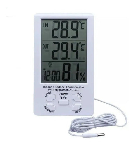 Gralf Digital Hygrometer Thermometer Tgf-298 for Indoor Outdoor Cultivation 0