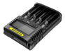 Nitecore UM4 USB Charger 4 Slots Battery Status Display 18650 4