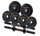 GYM-MAN 2 Hollow Dumbbells + 20kg Iron Weight Discs 2