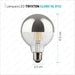 Decorative LED Filament Bulb G125 4W Chrome Warm Glow 3