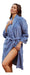 Women's Plush Soft Fleece Robe 21080 by Bianca Secreta 0