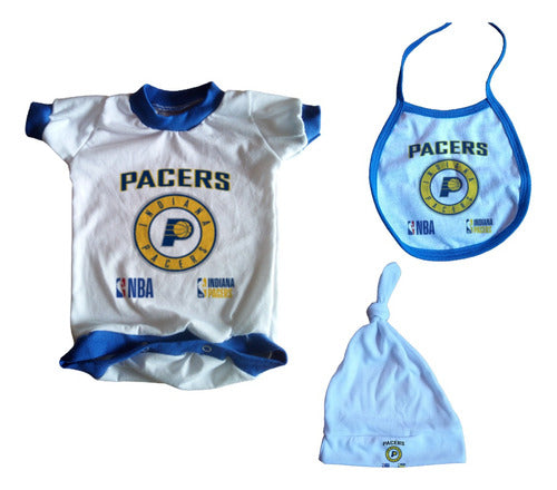 Genérica Set Bebe Body + Extras NBA Indiana Pacers 0