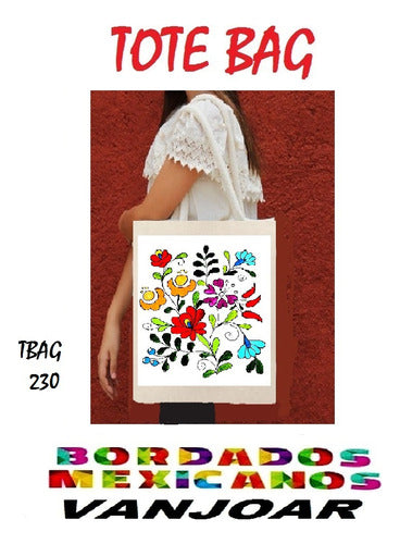 Complete Embroidery Tote Bag Kit with Needle and Hoop 5