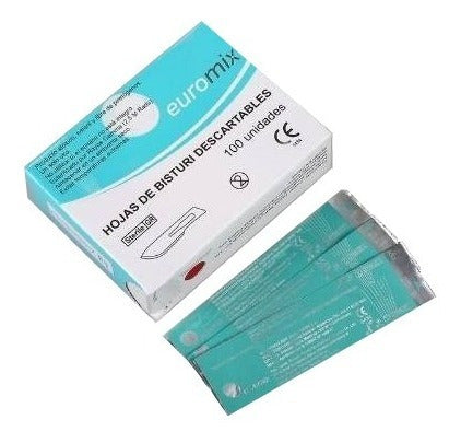 Euromix Surgical Blades x 100 Units - No. 10 3