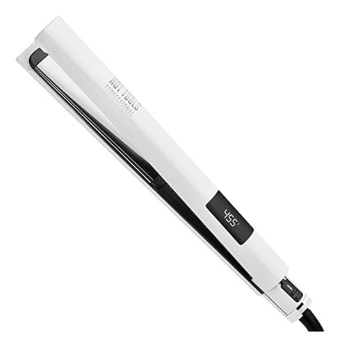 Hot Tools Pro Artist White Gold Digital Flat Iron, 1 Inch 0