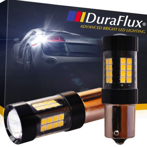 DuraFlux 160W OSRAM 1156 BA15S LED Xenon White Backup Bulbs 0