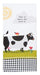 Kay Dee Designs Farm Charm Cow Dp Terry Trapo De Cocina, 16 0