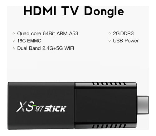 Tv Box 10.0 Android 4k Stick Para Mídia Hdr Streaming Box 1