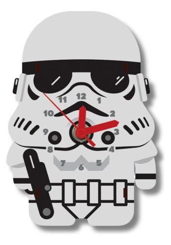 Woodaloo Stormtrooper Desktop Clock 0