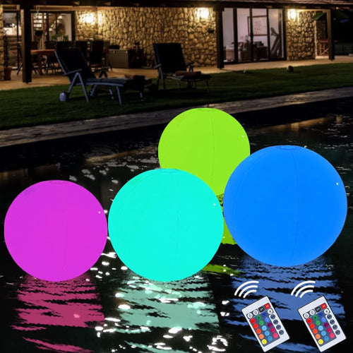 SemanJLL 2 Pcs Floating Pool Lights, 16 Changing Colors 0