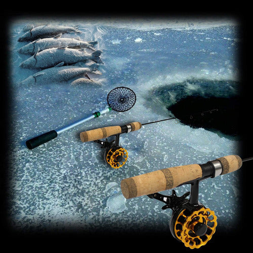 Fiblink Ice Fishing Reel Right/Left Handed 5