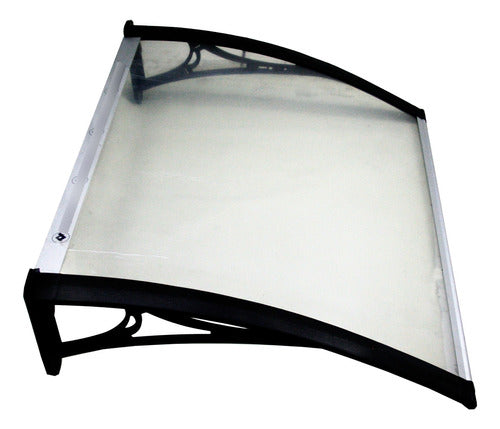 Zinguerias Alero Protector Puertas Y Ventanas 90x67cm Ac500 Cristal 3mm 0