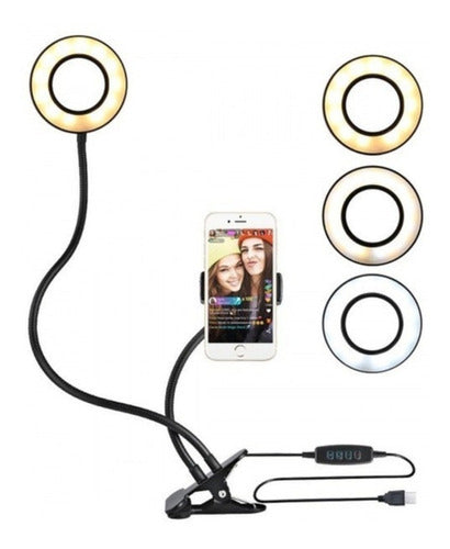 LEADING Adjustable Programmable Ring Light for TikTok 0