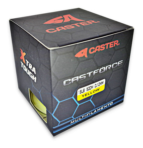 Multifilament Caster Castforce 4X 0.25mm Coil 500m - Yellow 1
