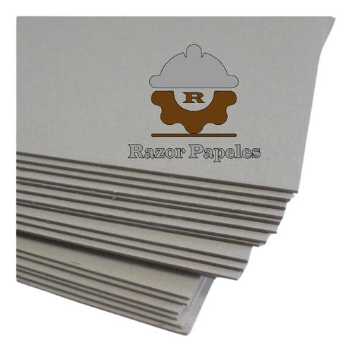 Cifive Gray Cardboard A5 15x21 Covers 1.5mm X 100u 0