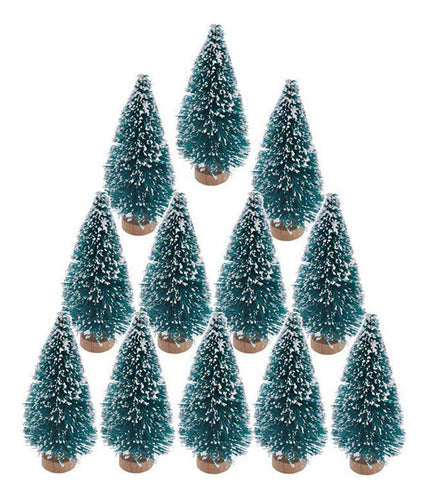 Sunreek 24 Pcs Artificial Mini Christmas Sisal Snow Frost 1