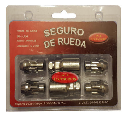 Iael Seguro Rueda Antirobo 4 Tuercas 4 Iael Rr-004 1