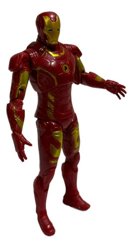 Muñeco Articulado Iron Man 17cm Coleccionable 3