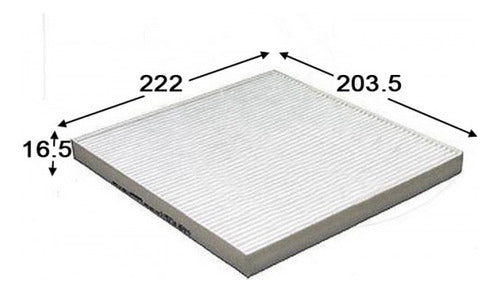 Sakura Cabin Filter Hyundai Accent IV (Sedan) 1.6 CRDi Diesel 0