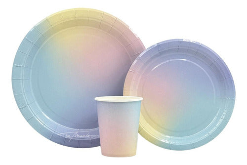 Generic Rainbow Disposable Cup 200 Ml - Party Supplies - Magical Universe 3