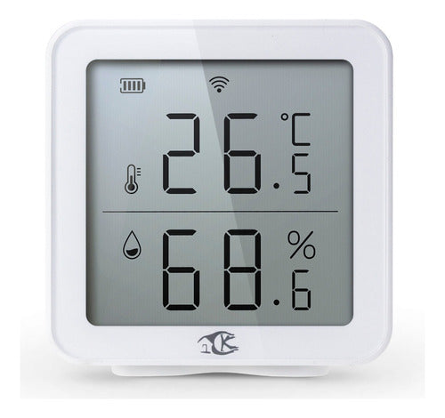 Detector De Temperatura Y Humedad Wifi Tuya Smart 0