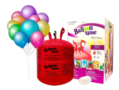 Balloon Time Helium Gas for 50 American Balloons (Not Chinese) + 50 Gift Balloons 0