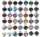 YORANYO 100 Mixed Color 6mm Crystal Rivet Sets 0