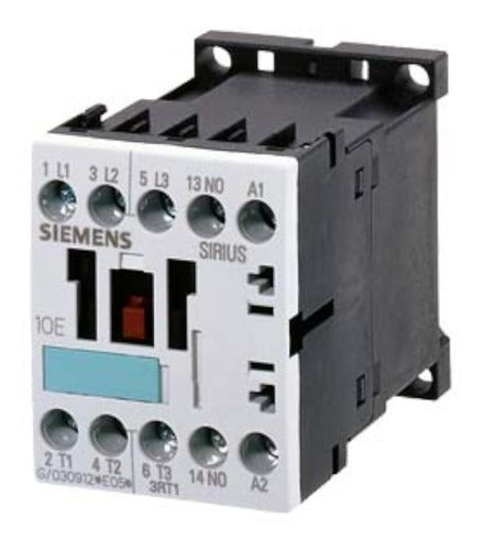 Siemens Contactor 7A 110V 3KW 3 Poles + 1 NA S00 3RT1015-1AF01 0