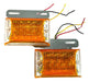 Generic 24V LED Trailer Tail Lights x2 Amber A12 1