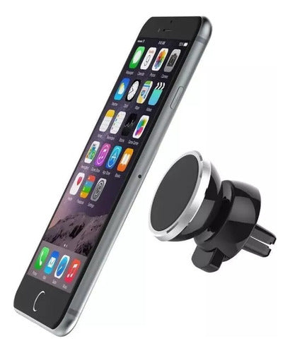 Magnetic Metal Car Phone Holder GPS Mount with 2 Plates 2