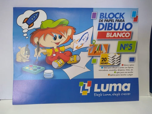 Luma Drawing Paper Block N5 X4 Kids Type Devoto 0