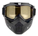 FAS MOTOS Air Flow Open Face Mirrored Goggles 5