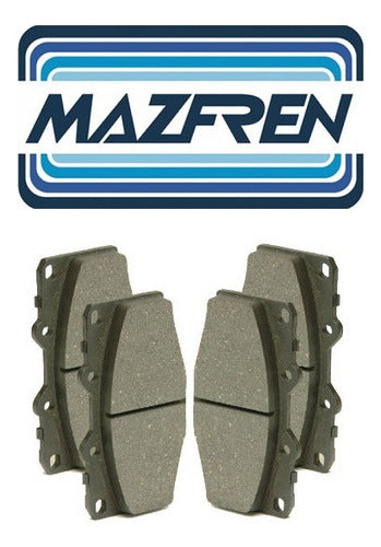 Mazfren Juego Pastillas De Freno 4 Ruedas Mercedes Benz Sprinter 415 3