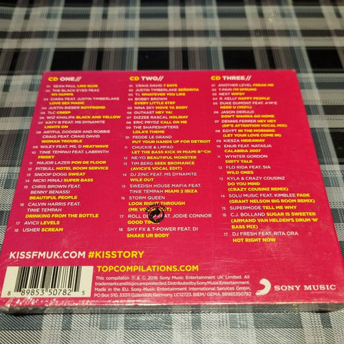 Kisstory - Compilado 3 Cds Pop 2000 Importado 1