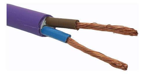 Conduelec Violet Outdoor Cable 2x6 mm Per Meter Electro Cable 0