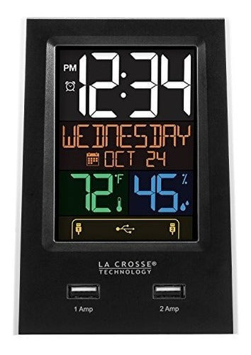 La Crosse Technology C86224 Dual USB Charging Alarm with Nap Timer 0