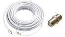 Rollo Cable Coaxil 10 Metros Rg6 + Ficha De Union Empalme 0