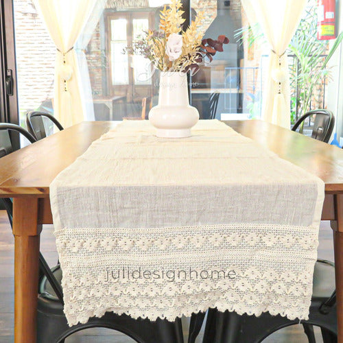 Boho Decorative Handcrafted Gauze Table Runners 2m 5