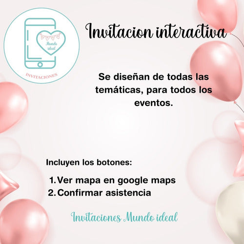 Interactive Digital Smart Birthday Invitation 3