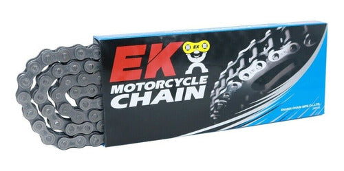 EK JAPAN Cadena Transmision 530DEX-118L X-Ring Negra W/MLJ 0