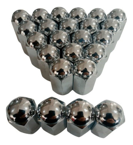 Set of 4 Chrome Plated Nuts for Pick Up, C10, Brava 0