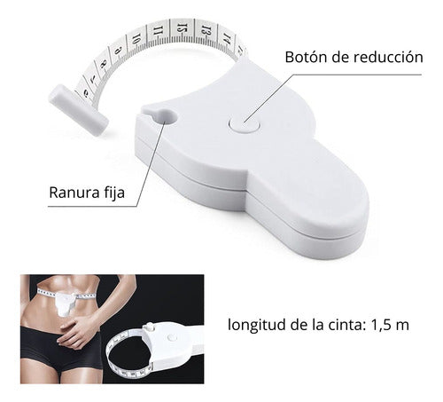 Cinta Metrica Retractil Con Agarre (1.5m) 2