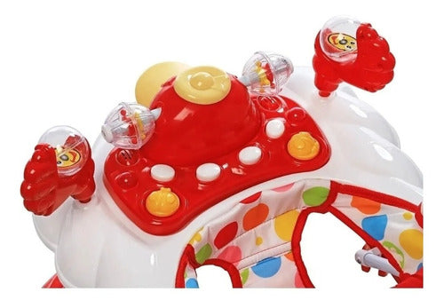 Baby Walker Car-Duck with Handle and Musical Tray with Toys 1