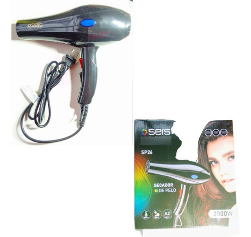 Seis Professional Hair Dryer with Cool and Hot Shot - 2000W Power 6