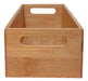 Cajón Organizador Rectangular Bamboo Liviano Grande 1