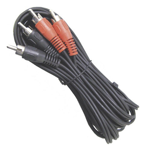 Cable De Audio De 2 Rca Macho A 2 Rca Macho Largo 0,9 Metros 2