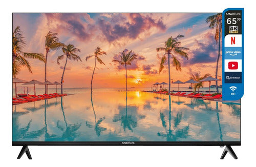 Smart Tv Smartlife 4k Uhd 65  Sint Digital Wifi 0