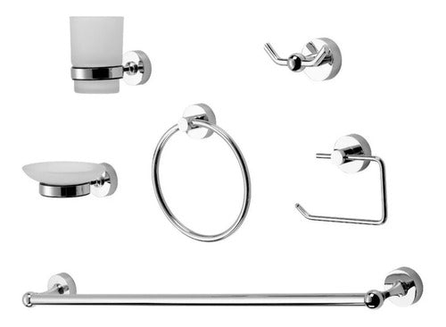 Kit De Accesorios Baño Peirano Linea 3000 X 6 Piezas 0