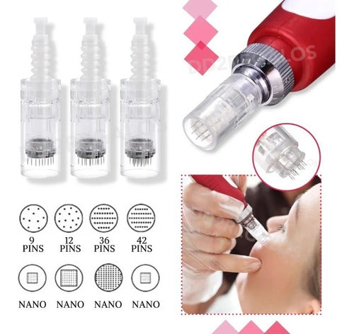 Dermapen Cartridge Needles 12, 24, 36, 42 & Nano X3u Bundle Deal 57